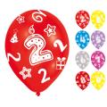 6 ballons de baudruche 