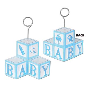 Porte-photo "Baby" 10 cm - bleu