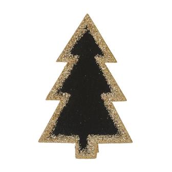 Marque-place "Sapin" 4 pcs. - doré