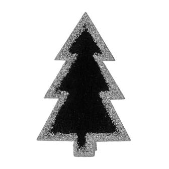 Marque-place "Sapin" 4 pcs. - argenté