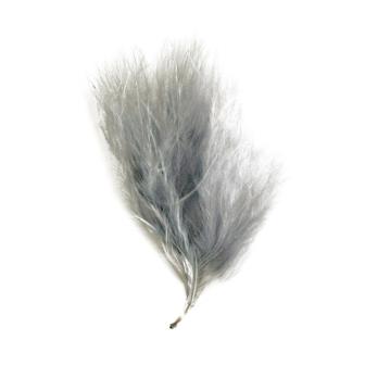 Plumes unicolores 20 pcs. - gris