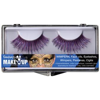 Faux cils colorés & métallisés 3 pcs - lilas