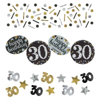 Confettis "Anniversaire scintillant" 30 ans 34 g