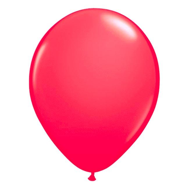 Ballons de baudruche Rose fluorescents - 25 cm