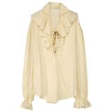 Chemise "Femme pirate sexy" - beige