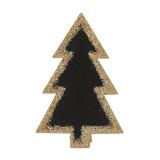 Marque-place "Sapin" 4 pcs. - doré