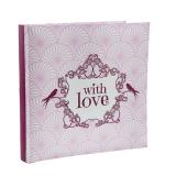 Livre d'or "With love" - rose