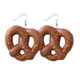 Boucles d'oreille "Bretzel" 