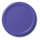 24 assiettes en carton - lilas