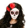 Serre-tête glamour "Dia de los Muertos" - rouge - 2 