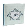 Livre d'or "With love" - vert menthe